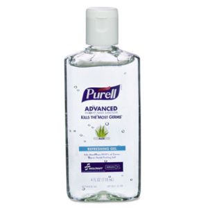 AbilityOne 5223886 8520015223886 PURELL Hand Sanitizer with Aloe, 4 oz Bottle, 24/Carton