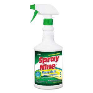 Spray Nine 26832CT Heavy Duty Cleaner/Degreaser/Disinfectant, 32oz, Bottle, 12/Carton
